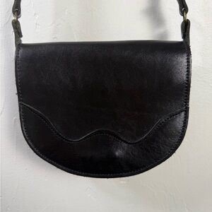 Vintage leather crossbody purse